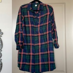Old Navy plaid flannel dress